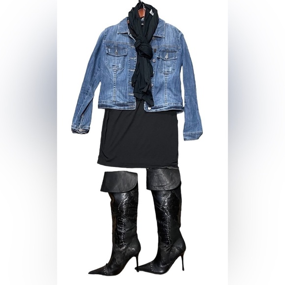 T-Shirt Dress Short Sleeve Mini Basic T-Shirt Dress in Black Size Small - Picture 5 of 13